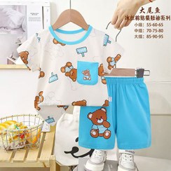 تصویر تیشرت شورت پسرانه کد 21881 