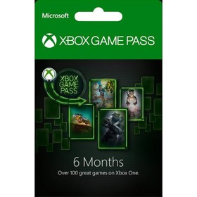 تصویر گیفت کارت XBox Game Pass شش ماهه 