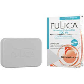 تصویر پن شستشو فولیکا 1% تری کلوکربان پوست چرب و جوش دار 100 میل Fulica Tcc  1% Syndet Bar For Acne Porne Skin 100ml