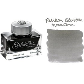 تصویر شیشه جوهر خودنویس Pelikan Edelstein Moonstone نقره ای 