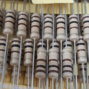 تصویر مقاومت کربنی 0.5 (1.2) وات - 100 اهم RESISTOR 0.5 W