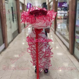 تصویر دسته گل رز سرخ بلند 