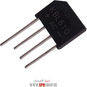 تصویر پل دیود 6A 1000V (KBL610) شانه ای DIODE POL 6A 1000V SHANEI(KBL610)