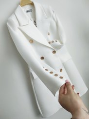 تصویر کت دکمه طلایی 