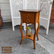 تصویر فروش ویژه میز تلفن های خمره ایی 2 کشو در حراج پاییزی 