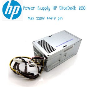 تصویر پاور مینی کیس اچ‌پی EliteDesk 800 G4 ظرفیت ۲۵۰ وات استوک 