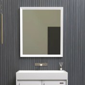 تصویر آینه دستشویی قاب دار ساده 4070 