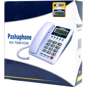 تصویر تلفن رومیزی پاشافون Pashaphone KX-T8001CID ا Pashaphone KX-T8001CID telephone Pashaphone KX-T8001CID telephone