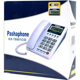 تصویر تلفن رومیزی پاشافون Pashaphone KX-T8001CID Pashaphone KX-T8001CID telephone