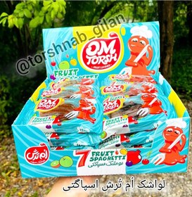 تصویر لواشک اُم تُرش اسپاگتی OM TORSH