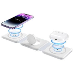 تصویر شارژر مغناطیسی BASIC Trio 