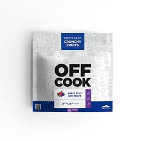 تصویر میوه خشک سیب، کیوی و انگور فریزدرای آف کوک 