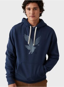 تصویر هودی گرافیکی برند american eagle Graphic Hoodie