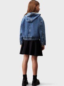 تصویر دامن میدی پونتو ضروری برای کودکان برند calvin klein jeans Kids Essential Punto Tape Midi Skirt