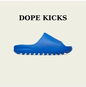 تصویر کفش مردانه زنانه یونیسکس Yezy Slide Azure Dopekicks آدیداس adidas 