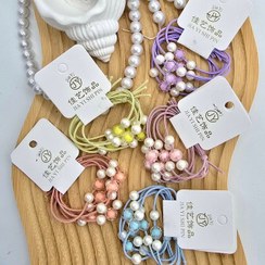 تصویر کش مو قیطونی (مدل مروارید) 