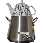 تصویر سماور روگازی ترکیه اصلی kraca مدل Tombo و Piramit 