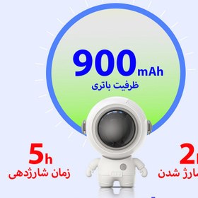 تصویر پنکه شارژی طرح فضانورد مدل MF040 