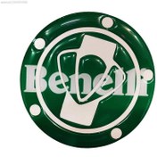 تصویر آرم و برچسب در باک موتور سیکلت وارون مدل A-65-GREEN مناسب برای بنلی 
