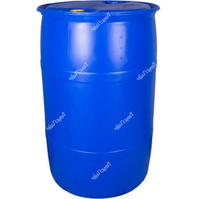 تصویر بشکه پلاستیکی در بسته آلمانی 220 لیتری (دهانه بسته) Plastic barrel in German package 220 liters (closed mouth)