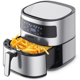 تصویر سرخ‌کن بدون روغن دیجیتال آزور مدل AZ-419AF – توان 1800 وات و کنترل لمسی AZ-419AF digital oil-free fryer - 1800 W power and touch control