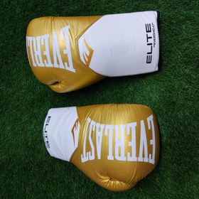 تصویر دستکش بوکس چرم حرفه ای EVERLAST ELITE 