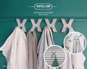 تصویر آویز دو شاخه آدمک 