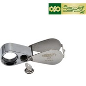 تصویر ذره بین تاشو جیبی 10Xچراغ دار اینسایز INSIZE مدل 7515-10 