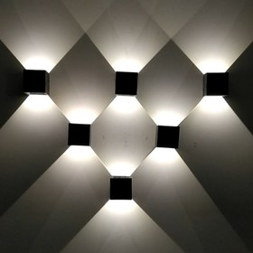 تصویر چراغ دیواری دکوراتیو مدل WD101 صنایع چوبی پاترون - سفید / مهتابی ا WD101 WD101