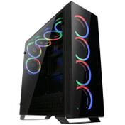 تصویر کیس کامپیوتر مسترتک مدل تی 500 گیمینگ T500 Gaming Computer Case