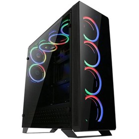 تصویر کیس کامپیوتر مسترتک مدل تی 500 گیمینگ T500 Gaming Computer Case