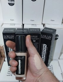 تصویر کرم پودر شیشه ای سافت اور کاور لولیس - 02 LOLLIS BEAUTY MAKE UP SOFT OVER COVER Foundation