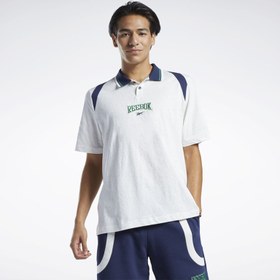 تصویر تیشرت مردانه ریباک مدل Reebok Classics Varsity Polo Shirt HT8186 