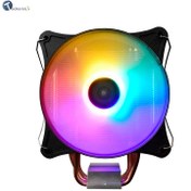 تصویر فن خنک کننده CPU گیم دیاس  E1-410 Lite RGB Gamdias BOREAS E1-410 LITE Cpu Liquid Cooler Fan