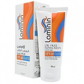 تصویر کرم ضد آفتاب SPF60 فاقد چربی لامینین 50 میلی لیتر Laminin Sunscreen Cream Oil Free SPF60 50 ml