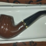 تصویر پیپ سنگی قهوه ای طرح میلتون 