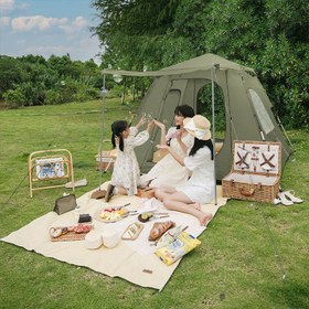 تصویر چادر کمپینگ نیچرهایک 3 به 4 نفره - انگو Naturehike Ango 3 Automatic family camping Tent 