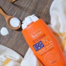 تصویر ضدآفتاب بی رنگ اون avene 