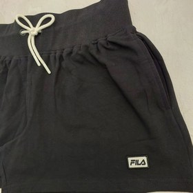 تصویر شورت ورزشی زنانه فیلا Fila Sport Short 02 مشکی 