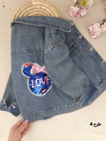 تصویر کت جین دخترانه سودا 