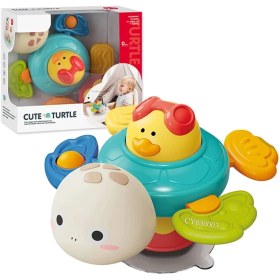 تصویر اسباب بازی حمام لاک‌پشت و جوجه 