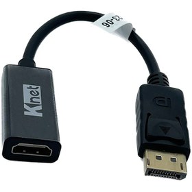 تصویر تبدیل Display Port به HDMI کی نت مدل K-CODP2HD2 V-net V-COMDP2HD Mini Display to HDMI Converter