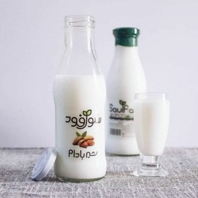 تصویر شیر بادام ارگانیک برند سول فود 