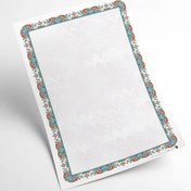 تصویر کاغذ تذهیب گلاسه کد H-35 