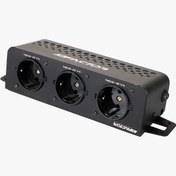 تصویر پریز روکار فکتور مدل UPO2 با ۳ عدد خروجی برق 