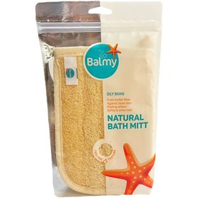 تصویر لیف دستکشی بالمی مدل لوفا کد NATURAL BATH MITT 