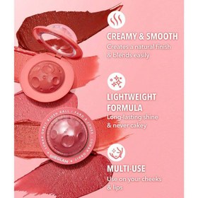 تصویر رژ لب و گونه فضایی هدی موجی 