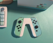 تصویر اتصال دسته بازی Nintendo Switch مدل Joy-con Grip 2025 