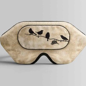 تصویر طرح پرنده روی شاخه برای چشم بند خواب کورال Bird Design for Coral612 Sleep Mask