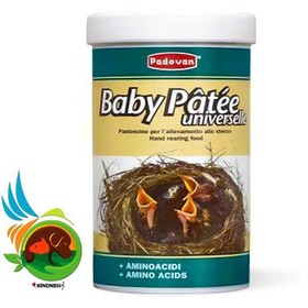 تصویر سرلاک پادوان Padovan Baby Patee Universelle مخصوص پرندگان دانه خوار ۱۰۰ گرم 